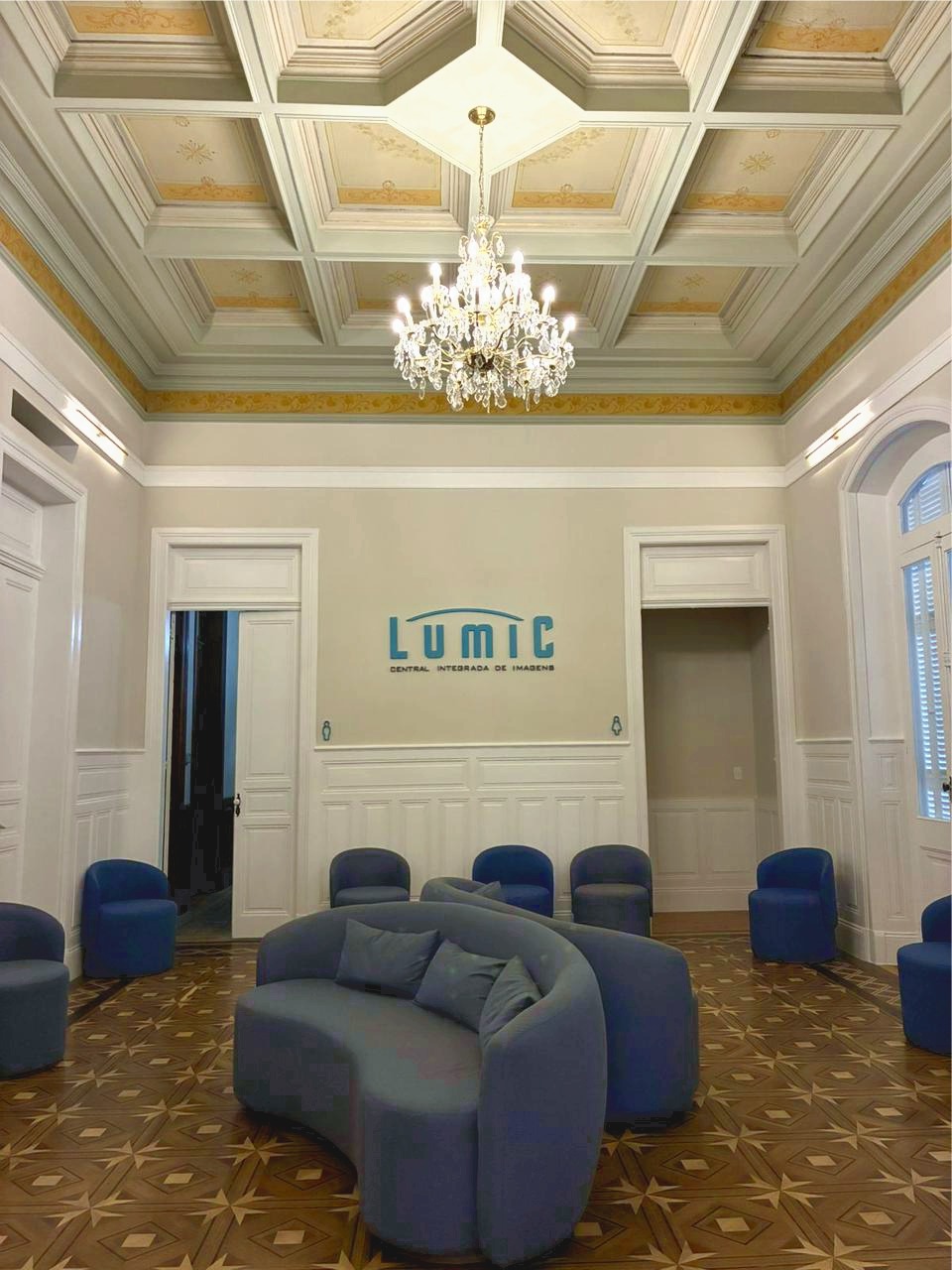 Sala de espera da Unidade Imperatriz da LUMIC